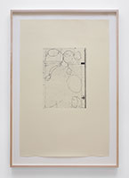 Richard Diebenkorn / 
#3 from Six Softground Etchings, 1978 / 
soft ground etching / 
Plate: 17 3/8 x 12 5/8 in. (44.2 x 32 cm) / 
Sheet: 39 7/8 x 26 in. (101.3 x 66.1 cm) / 
Framed: 45 1/2 x 31 1/4 in. (115.6 x 79.4 cm) / 
© Richard Diebenkorn Foundation
