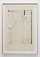 Richard Diebenkorn / 
#4 from Six Softground Etchings, 1978 / 
soft ground etching / 
Plate: 29 3/4 x 21 9/16 in. (75.6 x 54.8 cm) / 
Sheet: 39 13/16 x 25 13/16 in. (101.1 x 65.6 cm) / 
Framed: 45 1/2 x 31 1/4 in. (115.6 x 79.4 cm) / 
© Richard Diebenkorn Foundation