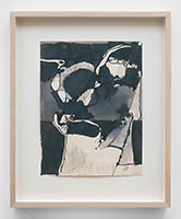 Richard Diebenkorn / 
Untitled (CR 1232), 1953 / 
ink and graphite on paper / 
12 x 9 1/8 in. (30.5 x 23.2 cm) / 
Framed: 17 3/8 x 14 1/4 in. (44.1 x 36.2 cm) / 
© Richard Diebenkorn Foundation