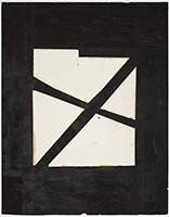 Richard Nonas / 
Untitled, 1982 / 
oil on paper / 
44 x 34 1/2 in. (111.8 x 87.6 cm) / 
(Inv# RN24-011)
