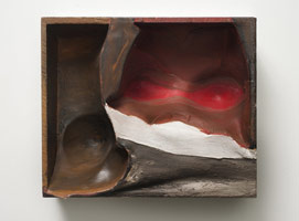 Edward Kienholz / 
One and One Half Tits, 1960 / 
mixed media assemblage / 
15 1/2 x 18 x 6 1/4 in (39.4 x 45.7 x 15.9 cm) / 
Private collection