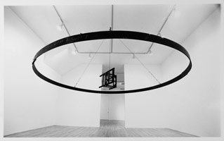 Bruce Nauman / 
South American Circle, 1981 / 
steel and cast iron / 
14 feet diameter / 
Private collection
