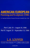 American/European Part I announcement, 1986