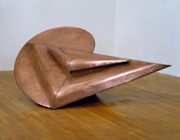 Shirazeh / 
I called a Mouse, to Show me the Way Inside the Earth, 1985 / 
copper / 
36 x 96 x 72 in (91.44 x 243.84 x 182.88 cm) / 
Private collection