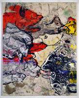 Ranken #1, 1992 / 
oil, acrylic and shellac on canvas / 
75 x 60 in (190.5 x 152.4 cm)