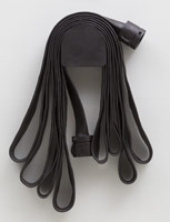 Ben Jackel / 
Navy Hose, 2012 / 
stoneware and beeswax / 
32 1/2 x 22 1/2 x 3 1/2 in (82.6 x 57.2 x 8.9 cm)