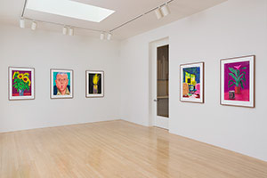 Installation photography, David Hockney: iPhone and iPad Drawings, 2009-12