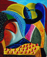 The Fourteenth V.N. Painting, 1992 / 
oil on canvas / 
24 x 20 in (61 x 50.8 cm) / 
Private collection
