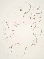 Edgard de Souza / 
Untitled, 2004 / 
      Sepia pencil on paper / 
      12 5/8 x 9 3/8 in. (32 x 24 cm)