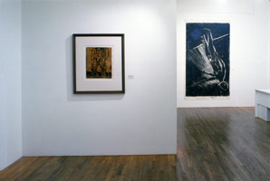 Georg Baselitz installation photography, 1989