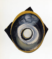Untitled, 1986 - 88 / 
Oil on canvas on wood / 
22 x 21 in (55.9 x 53.3 cm) / 
Private collection