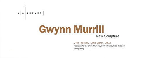 Gwynn Murrill announcement, 2003
