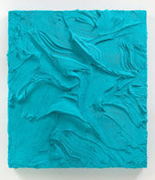 Jason Martin / 
Aether, 2011 / 
pure pigment on aluminum / 
69 1/4 x 62 15/16 in. (175.9 x 159.9 cm)