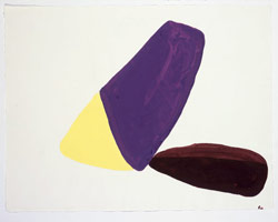 Joel Shapiro  / 
        untitled, 1983 / 
        Gouache and charcoal on paper  / 
        Unframed: 18 x 23 3/4 in  (45.72 x 60.33 cm) / 
        Framed: 20 x 25 1/2 in (50.8 x 64.77 cm)