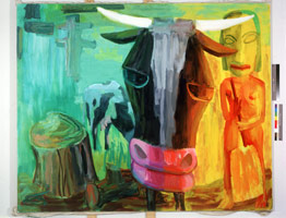 Farmers, 1986 / 
Gouache on paper / 
51 1/2 x 37 1/2 in (130.8 x 95.25 cm)