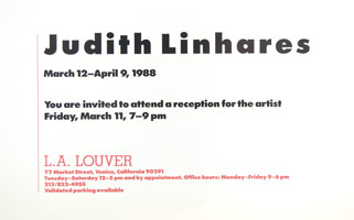 Judith Linhares announcement, 1988