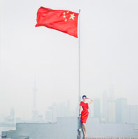 Chen Man / 
Long Live the Motherland, Shanghai No. 1, 2010  / 
Diasec mounted C-print / 
52 x 51 1/4 in. (132.12 x 130 cm)  / 
Edition 1 of 7 
