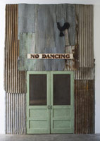 Michael C. McMillen / 
No Dancing, 2002 / 
sign painters enamel on wood / 
6 x 57 in. (15.2 x 144.8 cm)