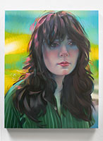 Rebecca Campbell / 
Young Americans (Riley), 2024 / 
oil on canvas / 
30 x 24 in. (76.2 x 61 cm)