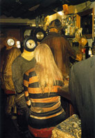 Edward Kienholz / 
The Beanery, 1965 / 
tableau, mixed media / 
100 x 264 x 75 in (253 x 670 x 190 cm) / 
Collection of the Stedelijk Museum Amsterdam