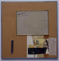 Edward & Nancy Reddin Kienholz / 
Drawing for the Art Show (Family), 1974 circa / 
mixed media / 
27 3/4 x 27 3/4 x 1 in (70.5 x 70.5 x 2.54 cm)