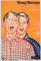 Tony Bevan exhibition poster, 1993
