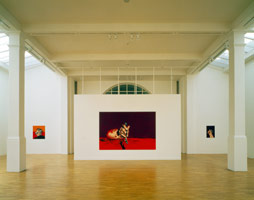 Tony Bevan installation photography, 1993