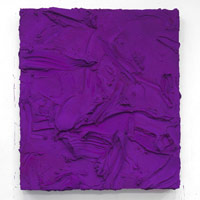 Jason Martin / 
Jarrow, 2011 / 
pure pigment on aluminum / 
69 1/4 x 62 15/16 in (176 x 160 cm)