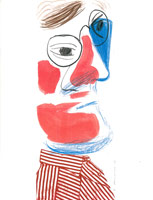 Self-Portrait, July 1986, 1986 / 
homemade print (xerox) / 
22 x 8 1/2 in (55.9 x 21.6 cm) / 
25 3/4 X 12 1/4 in (65.4 x 31.1 cm) (fr) / 
Private collection