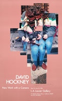 David Hockney announcement poster, 1983