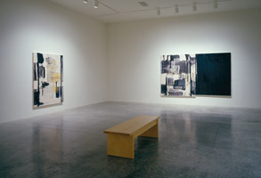 Ed Moses installation photography, 1995