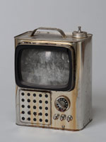 Ed Kienholz / 
The Econo-Can, 1984 / 
Mixed media assemblage  / 
12 x 9 x 12 in. (30.5 x 22.9 x 30.5 cm)