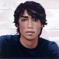 Rebecca Campbell / 
Unwritten: Dylan, 2004 / 
oil on canvas / 
48 x 48 in (121.9 x 121.9 cm) / 
Private collection