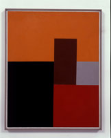 Frederick Hammersley / 
Around, 1960 / 
oil on linen / 
30 x 24 in (76.2 x 60.96 cm) / 
Private Collection