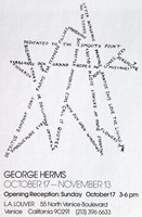 George Herms announcement, 1976