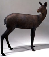 Gwynn Murrill / 
Deer 4, 2002 / 
bronze / 
53 x 50 x 22 in (134.6 x 127 x 55.9 cm)