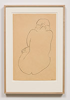 Henri Matisse / 
Nu Assis, Vu de Dos, 1913 / 
lithograph / 
image: 16 5/8 x 9 1/2 in. (42.2 x 24.2 cm) / 
framed: 26 5/16 x 18 3/16 in. (66.8 x 46.2 cm) / 
Edition 39 of 50