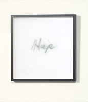 Nancy Reddin Kienholz / 
Hip Hop, February
        2008 / 
        lenticular (mixed media) / 
        18 x 18 in. (45.7 x 45.7 cm)