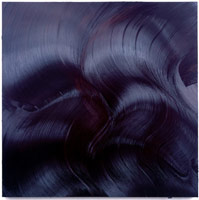 Jason Martin / 
Cusk, 2007 / 
oil on stainless / 
68 1/8 x 68 1/8 in. (173 x 173 cm)