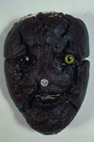 Jimmie Durham / 
Untitled (Caliban's Mask), 1992 / 
mixed media / 
10 x 7 x 3 1/2 in (25.4 x 17.8 x 8.9 cm) / 
Private collection