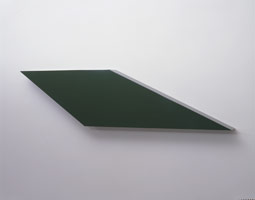 Hill 2, 1997 / 
polyester resin & fiberglass on plywood / 
23 3/4 x 94 x 7 in (60.3 x 238.8 x 17.8 cm)