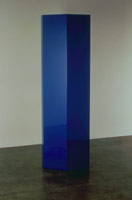 John McCracken / 
Manhattan, 1989 / 
polyester resin & fiberglass on plywood / 
96 x 27 1/2 x 14 in (243.8 x 69.9 x 35.6 cm)