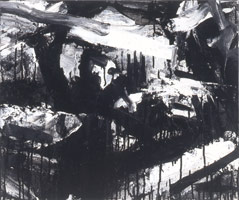 Landscape No. 319, 1996 - 97 / 
ink, acrylic & shellac on canvas / 
20 x 24 in (50.8 x 61 cm)