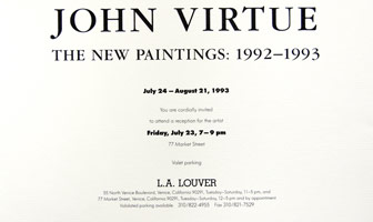 John Virtue announcement, 1992
