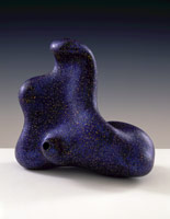 Ken Price / 
Flatso, 1999 / 
acrylic on fired ceramic / 
12 3/4 x 14 x 9 1/2 in (32.3 x 35.5 x 24.1 cm) / 
Private collection