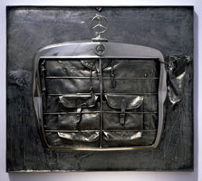 The Mercedes Peace, 1986 / 
German Silver (Berlin) / 
31 x 35 x 5 in (78.7 x 88.9 x 12.7 cm) / 
Private collection