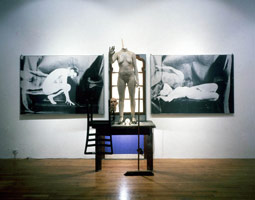 The Model, 1984 - 85 / 
mixed media assemblage / 
93 x 184 x 36 in (236.2 x 467.4 x 91.4 cm) / 