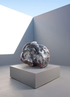 Richard Deacon / 
North Tree and Rock, 2009 / 
      glazed ceramic / 
      32 3/4 x 38 1/2 x 25 3/4 in. (83 x 98 x 65 cm) / 
Private collection