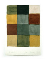 Sean Scully / 
9.13.02, 2002 / 
watercolor on paper / 
21 1/2 x 24 in. (54.6 x 61 cm) (fr)
