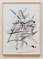 Mark di Suvero / 
Untitled, 2007 / 
        pencil, pen & ink on paper / 
        Paper: 30 x 22 in. (76.2 x 55.9 cm) / 
        Framed: 33 7/8 x 25 7/8 in. (86 x 65.7 cm) / 
        MdS08-2 